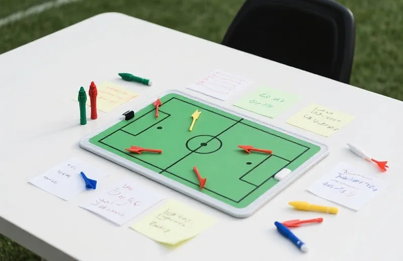 比赛战术与走势分析示意图